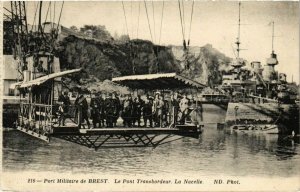 CPA Brest- Port Militaire ,Pont Transbordeur, la Nacelle FRANCE (1025644)