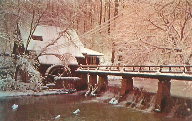 Mountain Brook Alabama Old Mill Chrome Postcard Unused