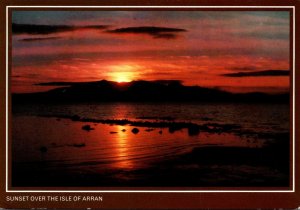 Scotland Sunset Over The Isle Of Arran 1990