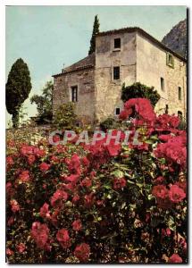 Postcard Modern Douce France Old Stones and flowers of Arrears Country Medite...