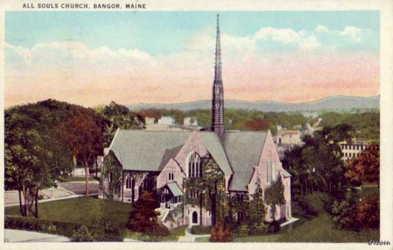 ALL SOULS CHURCH BANGOR, ME 1936