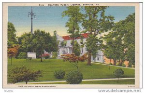 Roanoke Public Library, Roanoke, Virginia, PU-1946