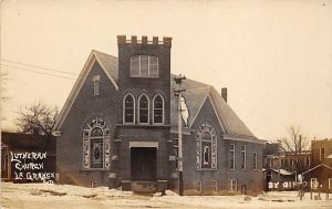 Lutheran Church Real Photo - La Grange, Indiana IN