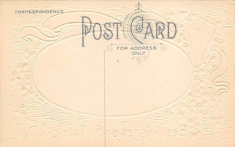 Best Wishes St. Patrick's Day Unused 