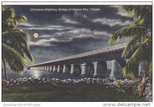 Florida Overseas Highway Bridge At Pigeon Key By Night In The Florida Keys 19...
