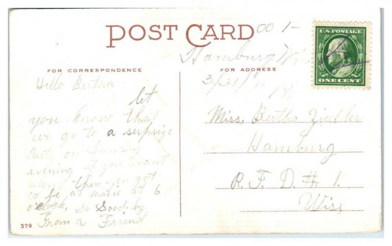 1910 Our Country Forever, American Flag, USS Monitor Ironclad Postcard