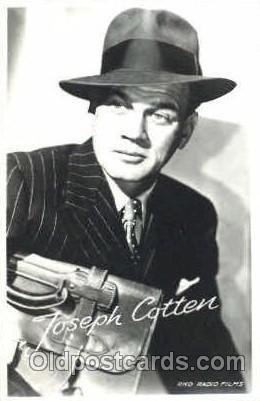 Joseph Cotten Actor, Actress, Movie Star Unused 