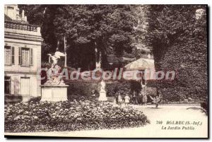 Old Postcard Bolbec S Inf The Public Garden