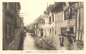 France Lisieux Caen bridge and Touque chanel view