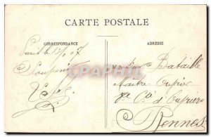 Old Postcard Paris Eiffel Tower Boat