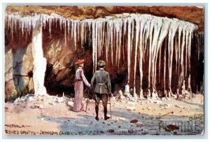 1908 Nellie's Grotto Jenolan Caves NSW Australia Oilette Tuck Art Postcard