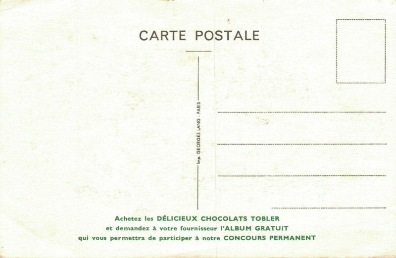 Studebaker Golden Hawk Chocolats Tobler Advertising Postcard  06.14