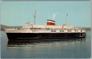 Car Ferry Bluenose Yarmouth Nova Scotia Bar Harbor Maine Unused Postcard H82