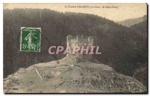 Postcard Old Chateau of Alleuze Saint Flour