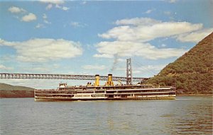 Bear Mt. Bridge Hudson River Day Line Steamer Ship 