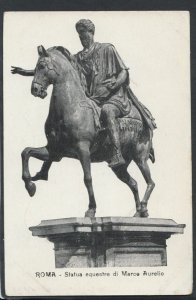 Italy Postcard - Rome - Roma - Statua Equestre Di Marco Aurelio RS12406