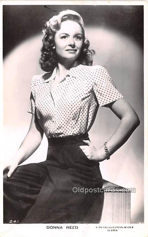 Donna Reed Movie Star Actor Actress Film Star Unused 