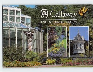 Postcard Cecil B. Day Butterfly Center Callaway Gardens Georgia USA