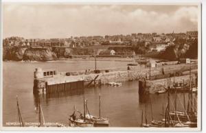 Cornwall; Newquay, Showing Harbour RP PPC By M&L, Unposted, c 1950's 