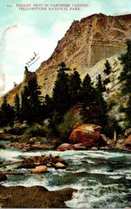 Yellowstone National Park Eagles Nest In Gardiner Canyon 1910