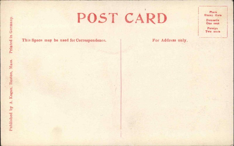 Neponset MA Minot School Dorchester c1910 Postcard