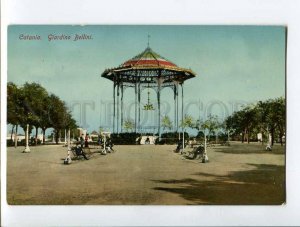 286813 ITALY CATANIA Giardino Bellini Vintage postcard