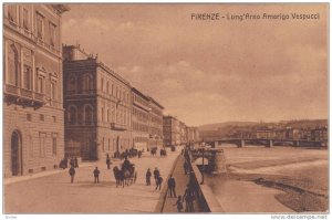 Lung'Arno Amerigo Vespucci, Firenze (Tuscany), Italy, 1900-1910s