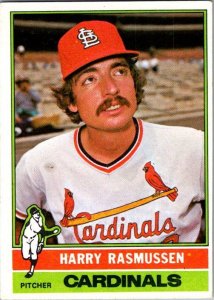 1976 Topps Baseball Card Harry Rasmussen St Louis Cardinals  sk12325