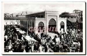 Old Postcard Tunis Le Marche