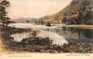 CUMBRIA, England UK    RYDAL WATER & NAB SCAR     1907 Vintage Postcard