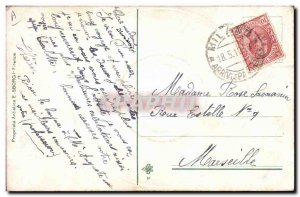 Old Postcard Roma Clock