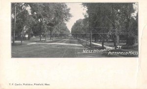 Pittsfield Massachusetts West Housatonic Street Vintage Postcard AA28766