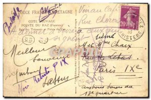 Old Postcard Pointe du Raz Trepassey Finistere and Pointe du Van