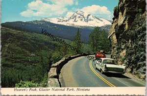 Heaven's Peak Glacier National Park MT Postcard PC356