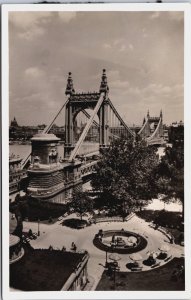 Hungary Budapest Elisabeth Bridge Vintage RPPC C094