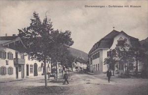 Germany Oberammergau Dorfstrasse mit Museum