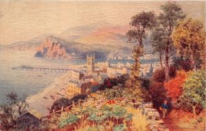 TEIGNMOUTH DEVON UK~ELEVATED PANORAMIC VIEW~ARTIST H B WIMBUSH TUCK POSTCARD