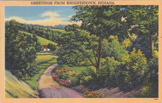 Greetings From Knightstown Indiana 1956