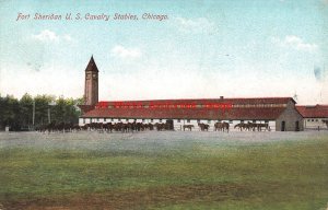 IL, Chicago, Illinois, Fort Sheridan Calvary Stables, No 204