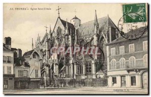 Old Postcard Troyes Eglise Saint Urbain