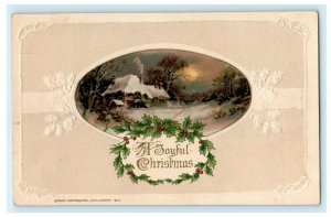 Christmas Germany Embossed 1915 John Winsch Vintage Antique Postcard 