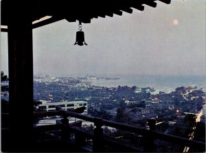 Japan Shiga Otso City In The Moolight From Onjo Temple