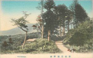 Postcard Japan C-1910 Hand colored Old Hakone 23-6284