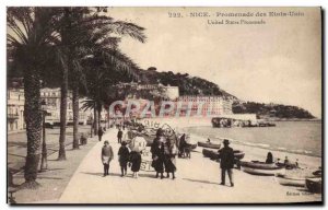 Old Postcard Nice Promenade Des US