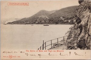 HTL Scotland The Kyles of Bute and Tigh-na Bruaich WH Berlin Postcard H45 *as is