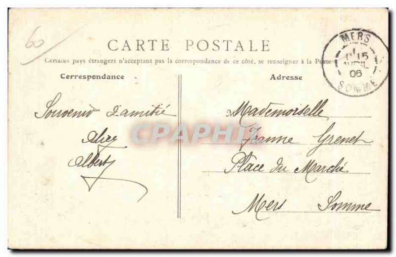 Old Postcard Senlis (Oise) Chateau Henri Ruins