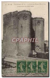 Thouars Old Postcard door Prevot