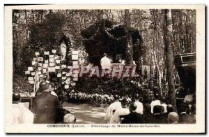 Old Postcard Combreux Pilgrimage Of Our Lady Of Lourdes