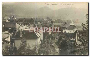 Old Postcard Samoens City Park view