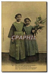 Old Postcard Folklore Children UK (TOILEE map)